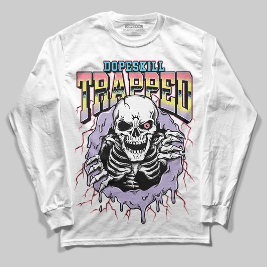 Dunk Low SE Candy Easter DopeSkill Long Sleeve T-Shirt Trapped Halloween Graphic Streetwear - White