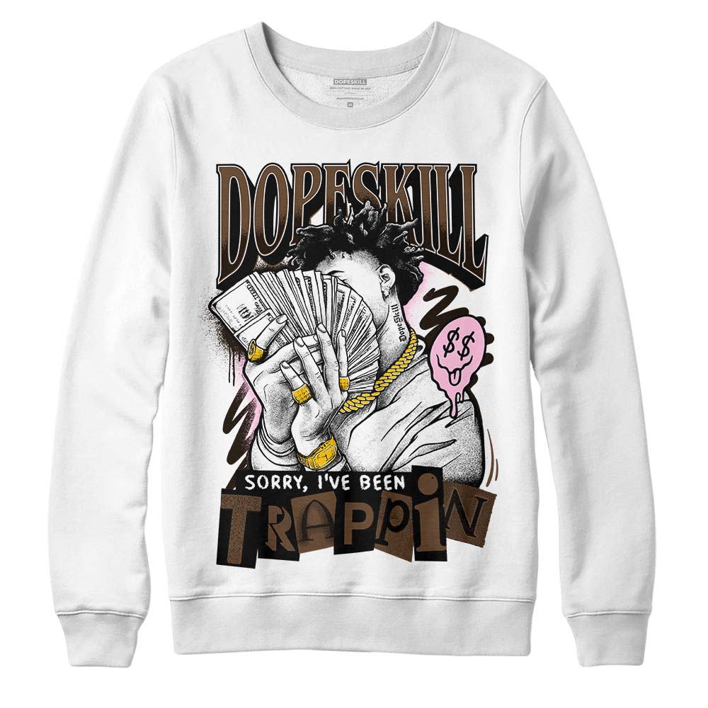 Jordan 11 Retro Neapolitan DopeSkill Sweatshirt Sorry I've Been Trappin Graphic Streetwear