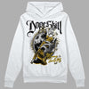 Jordan 4 Retro “Vivid Sulfur” DopeSkill Hoodie Sweatshirt Money Loves Me Graphic Streetwear - White 