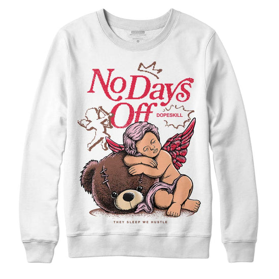 Dunk Low PRM Bacon DopeSkill Sweatshirt New No Days Off Graphic Streetwear - White