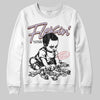 Harris Tweed x Dunk Low Denim Turquoise and Baroque Brown DopeSkill Sweatshirt Flexin' Graphic Streetwear - White