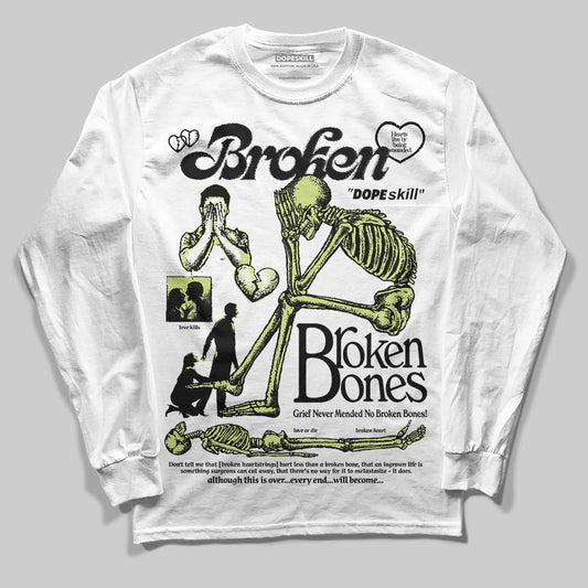 Jordan 11 “Inner Beast” DopeSkill Long Sleeve T-Shirt Broken Bones Graphic Streetwear - White