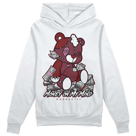 Jordan 1 Retro High OG “Team Red” DopeSkill Hoodie Sweatshirt MOMM Bear Graphic Streetwear - White