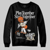 Jordan 3 “Starfish” DopeSkill Sweatshirt Play together, Stay together Graphic Streetwear - Black