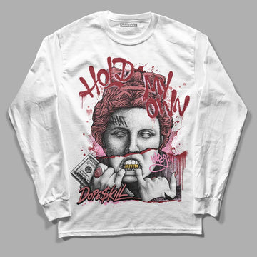 Valentine's Day Collection DopeSkill Long Sleeve T-Shirt Hold My Own Graphic Streetwear - White