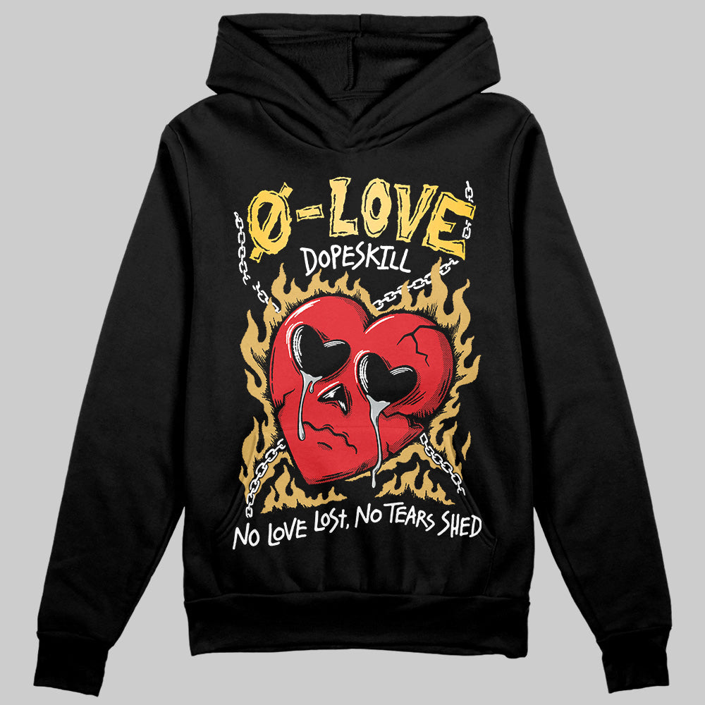 Jordan 12 "Phantom" DopeSkill Hoodie Sweatshirt Crying Heart Graphic Streetwear - Black