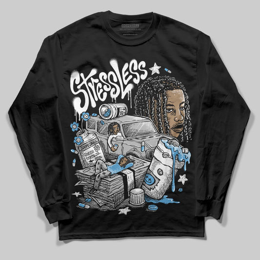 Jordan 10 OG “Steel” DopeSkill Long Sleeve T-Shirt Stressless Graphic Streetwear - Black