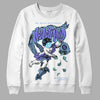 University Blue Sneakers DopeSkill Sweatshirt Nevermind Graphic Streetwear - White