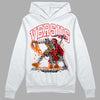 Red Sneakers DopeSkill Hoodie Sweatshirt VERSUS Graphic Streetwear - White