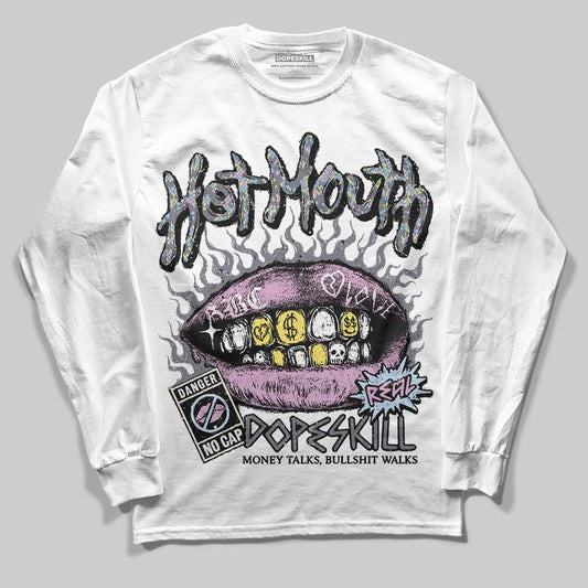 Jordan 11 Low CNY “Year of the Snake” DopeSkill Long Sleeve T-Shirt Hot Mouth Graphic Streetwear - WHite