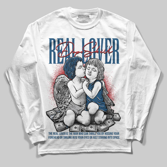 Jordan 12 Retro French Blue (2025) DopeSkill Long Sleeve T-Shirt Real Lover Graphic Streetwear