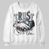 Jordan 40 “Blue Suede” DopeSkill Sweatshirt Trust No One Graphic Streetwear - White 