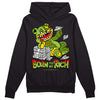 Dunk Low Chlorophyll DopeSkill Hoodie Sweatshirt Born To Be Rich Graphic Streetwear - Black