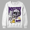 Jordan 12 “Field Purple” DopeSkill Sweatshirt Mystery Ghostly Grasp Graphic Streetwear - White