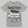 Grey Sneakers DopeSkill T-Shirt New Seek First Graphic Streetwear - Gravel