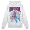 Jordan 4 GS “Hyper Violet” DopeSkill Hoodie Sweatshirt Thunder Dunk Graphic Streetwear - White