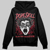 Jordan 4 “Sierra Red" DopeSkill Hoodie Sweatshirt Root of Evil Graphic Streetwear - black