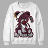 Jordan 5 Retro Burgundy (2023) DopeSkill Sweatshirt Hurt Bear Graphic Streetwear - White