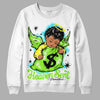 Neon Green Sneakers DopeSkill Sweatshirt Heaven Sent Graphic Streetwear - White