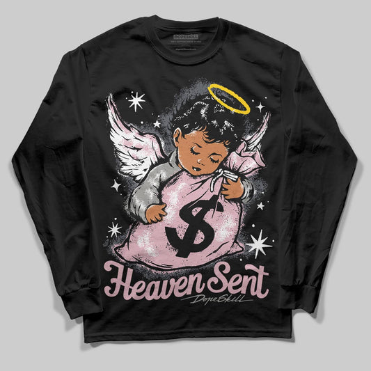 Air Max 95 OG “Pink Foam” DopeSkill Long Sleeve T-Shirt Heaven Sent Graphic Streetwear - Black