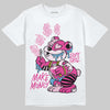 Pink Sneakers DopeSkill T-Shirt Make Money Graphic Streetwear - White 