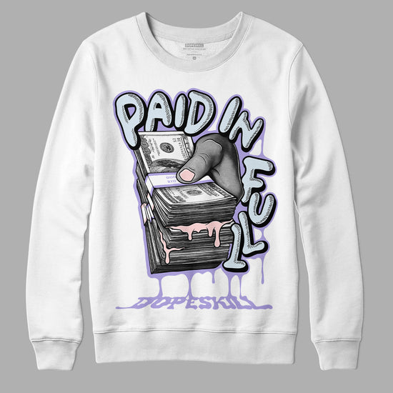  Dunk Low Easter DopeSkill Sweatshirt Paid In Full Graphic Streetwear  - White 