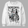 Dunk Low ‘Pure Platinum’ DopeSkill Sweatshirt Stay It Busy Graphic Streetwear - White