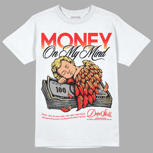 Jordan 5 "Dunk On Mars" DopeSkill T-Shirt MOMM Graphic Streetwear - White