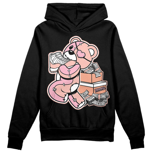 Jordan 11 Low “Legend Pink” DopeSkill Hoodie Sweatshirt Bear Steals Sneaker Graphic Streetwear - Black