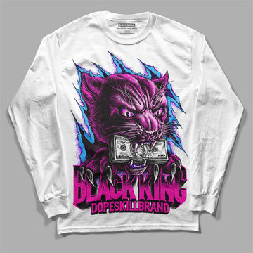 Dunk Low GS “Active Fuchsia” DopeSkill Long Sleeve T-Shirt Black King Graphic Streetwear - White