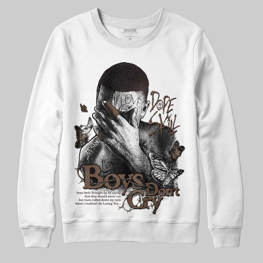 SoleFly x Air Jordan 12 Retro SP 'Cafecito/Baroque Brown' DopeSkill Sweatshirt Boys Don't Cry Graphic Streetwear - White