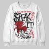 Jordan 14 Golf “Last Shot” DopeSkill Sweatshirt Speak It Graphic Streetwear - White