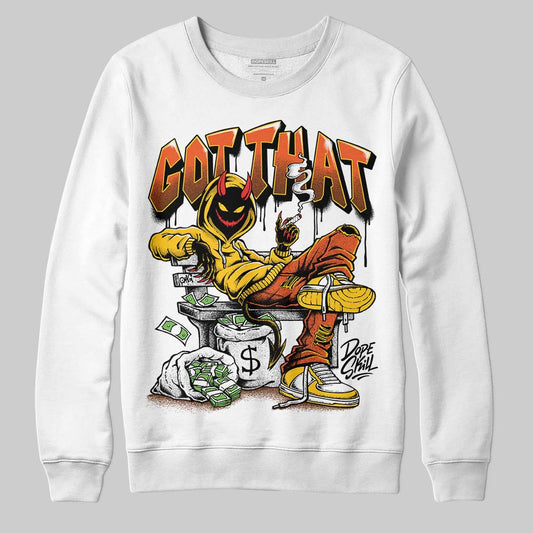 Yellow Sneakers DopeSkill Sweatshirt Got That Graphic Streetwear - White