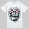 Grey Sneakers DopeSkill T-Shirt Hellfire Graphic Streetwear - White 