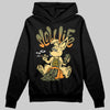 Olive Sneakers DopeSkill Hoodie Sweatshirt Slow Life Graphic Streetwear - Black