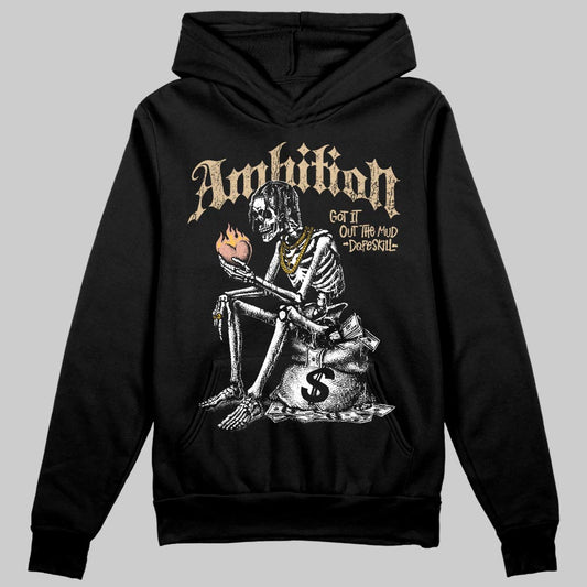 TAN Sneakers DopeSkill Hoodie Sweatshirt Ambition Graphic Streetwear - Black