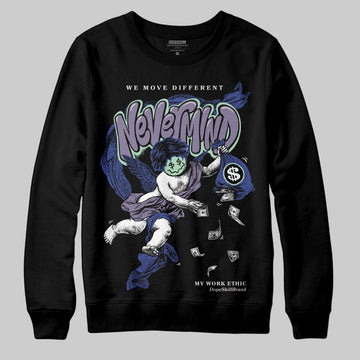 Jordan 1 Retro Low OG Zion Williamson Voodoo Alternate DopeSkill Sweatshirt Nevermind Graphic Streetwear - Black