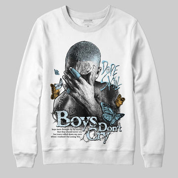 Vans Knu Stack Vintage Satin Dream Blue DopeSkill Sweatshirt Boys Don't Cry Graphic Streetwear - White