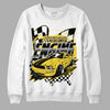 Jordan 4 Tour Yellow Thunder DopeSkill Sweatshirt ENGINE Tshirt Graphic Streetwear - White