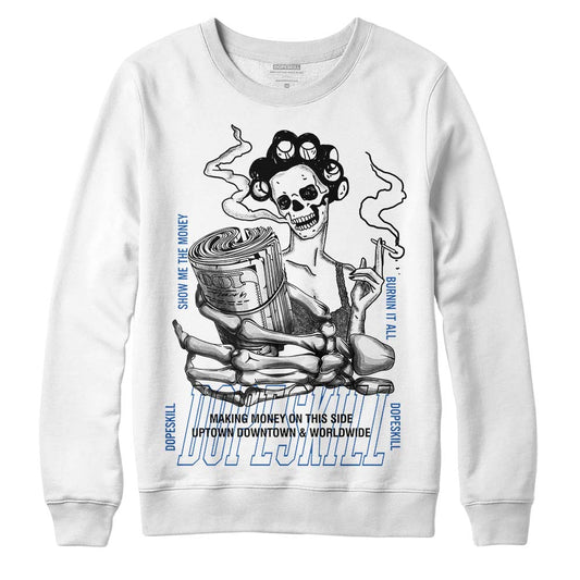 Jordan 11 Low “Space Jam” DopeSkill Sweatshirt Show Me The Money Graphic Streetwear - White