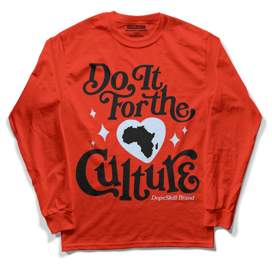 Jordan 6 Retro Toro Bravo DopeSkill Varsity Red Long Sleeve T-Shirt Do It For The Culture Graphic Streetwear