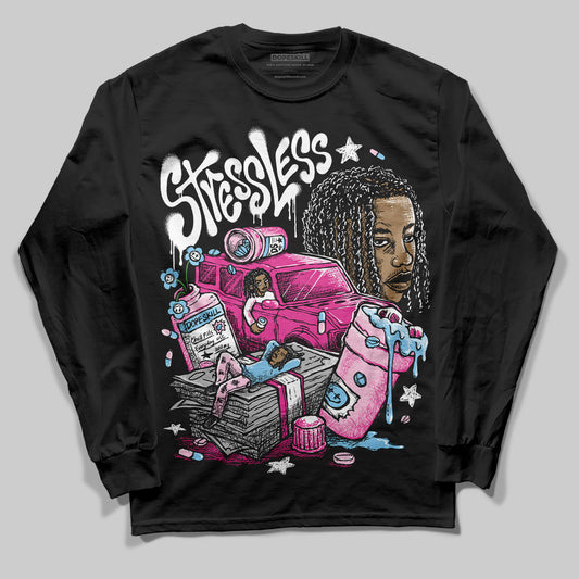 Jordan 6 “Doernbecher” DopeSkill Long Sleeve T-Shirt Stressless Graphic Streetwear - Black