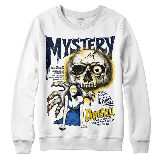 Dunk Low Vintage “Michigan” DopeSkill Sweatshirt Mystery Ghostly Grasp Graphic Streetwear - White