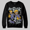 Jordan 4 Retro Lakers DopeSkill Sweatshirt No Risk No Story Graphic Streetwear - Black