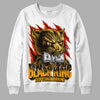 Jordan 12 Retro Black Taxi DopeSkill Sweatshirt Black King Graphic Streetwear - White