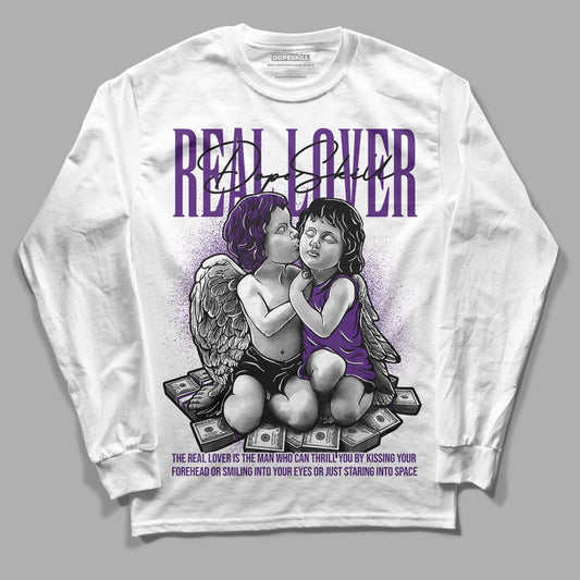 Jordan 12 “Field Purple” DopeSkill Long Sleeve T-Shirt Real Lover Graphic Streetwear - White