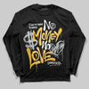 Jordan 12 "Phantom" DopeSkill Long Sleeve T-Shirt No Money No Love Typo Graphic Streetwear - Black