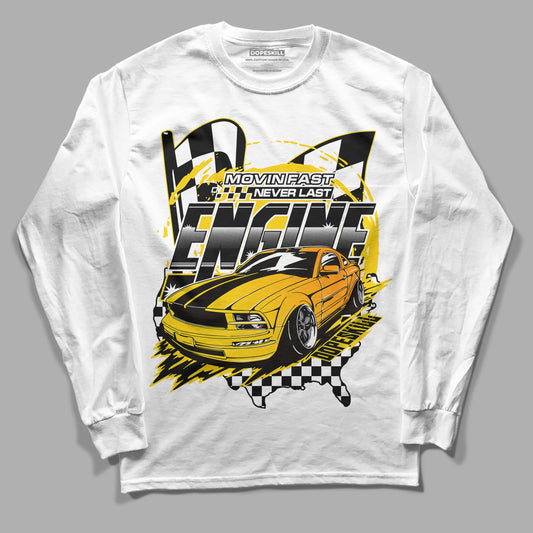 Jordan 6 “Yellow Ochre” DopeSkill Long Sleeve T-Shirt ENGINE Tshirt Graphic Streetwear - White