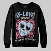 Jordan 3 GS “Denim/Pink Glow” DopeSkill Sweatshirt Crying Heart Graphic Streetwear - Black