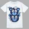 Jordan 5 Midnight Navy DopeSkill T-Shirt New Double Bear Graphic Streetwear